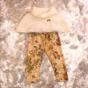 2 piece pants and shawl